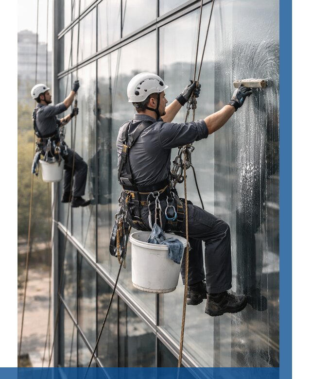 Мойка сплошного остекления в Рославле, заказать от 308 р.| ВЫСОТНИК-Рлв