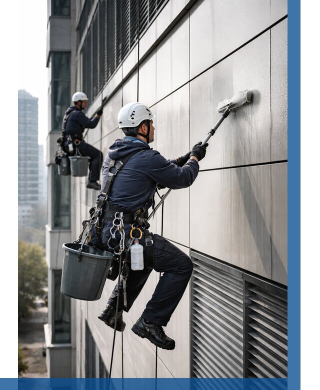 Мойка вентилируемого фасада в Рославле от 257 р. | ВЫСОТНИК-Рлв