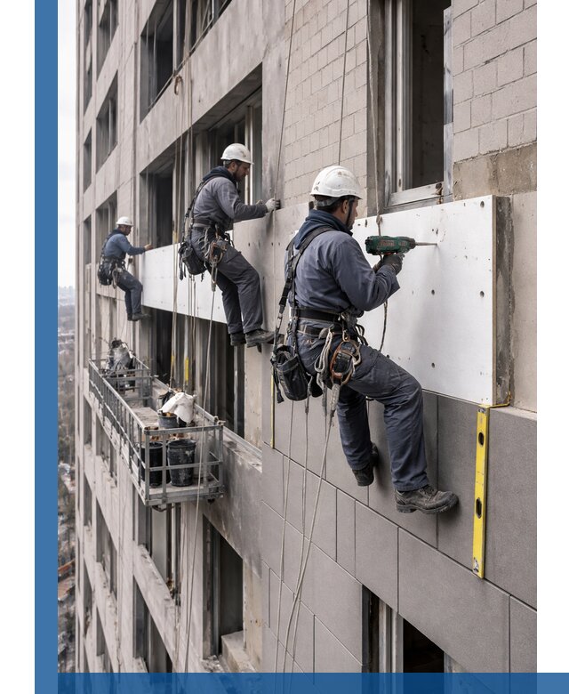 Монтаж фасадных термопанелей высокого качества в Рославле