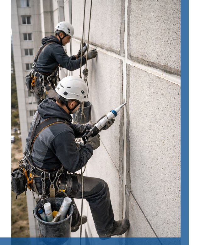 Герметизация межпанельных швов в Рославле от 719 р. | ВЫСОТНИК-Рлв