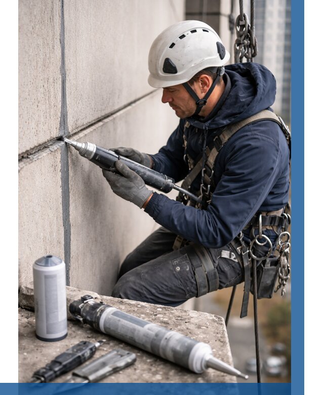 Вторичная герметизация швов в Рославле от 462 р. | ВЫСОТНИК-Рлв