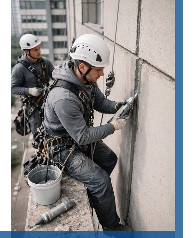 Ремонт деформационных швов здания в Рославле от 1028 р. | ВЫСОТНИК-Рлв