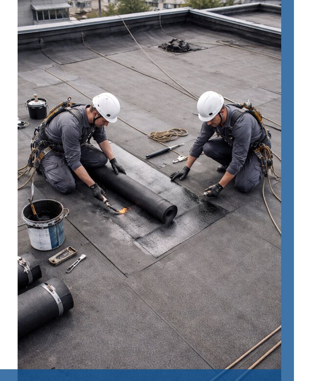 Ремонт мягкой кровли под ключ в Рославле от 719 р. | ВЫСОТНИК-Рлв