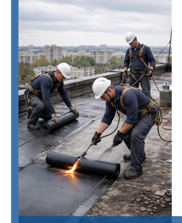 Ремонт наплавляемой кровли в Рославле качественно и надежно