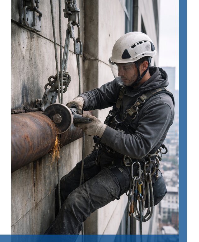 Резка металла на высоте в Рославле по цене от 4624 р. | ВЫСОТНИК-Рлв