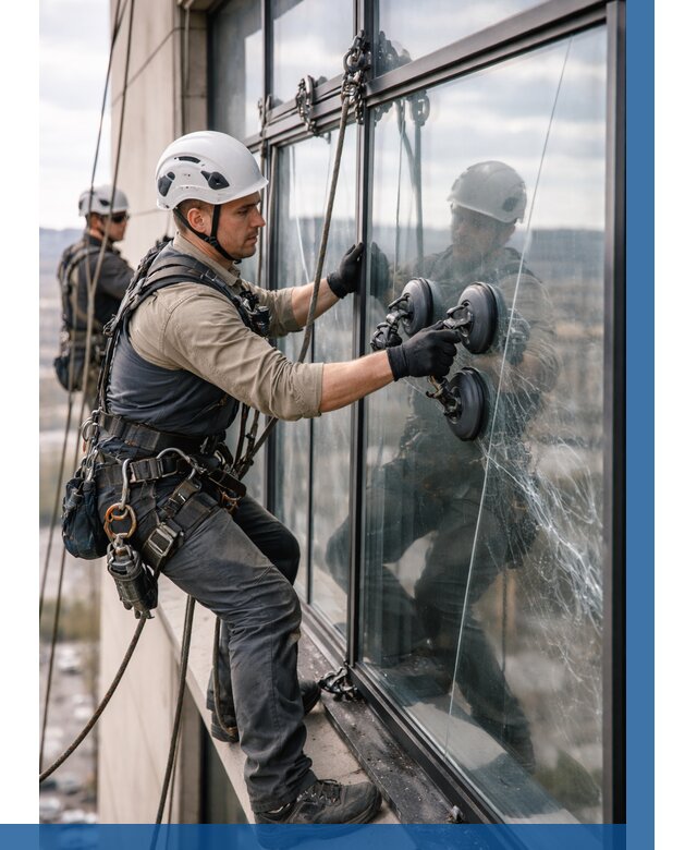 Замена стекла в витраже в Рославле под ключ от 8735 р. | ВЫСОТНИК-Рлв