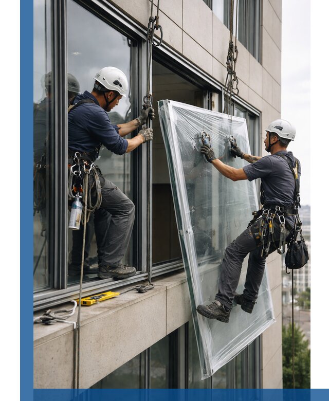 Профессиональная замена стекла в витраже в Рославле с гарантией