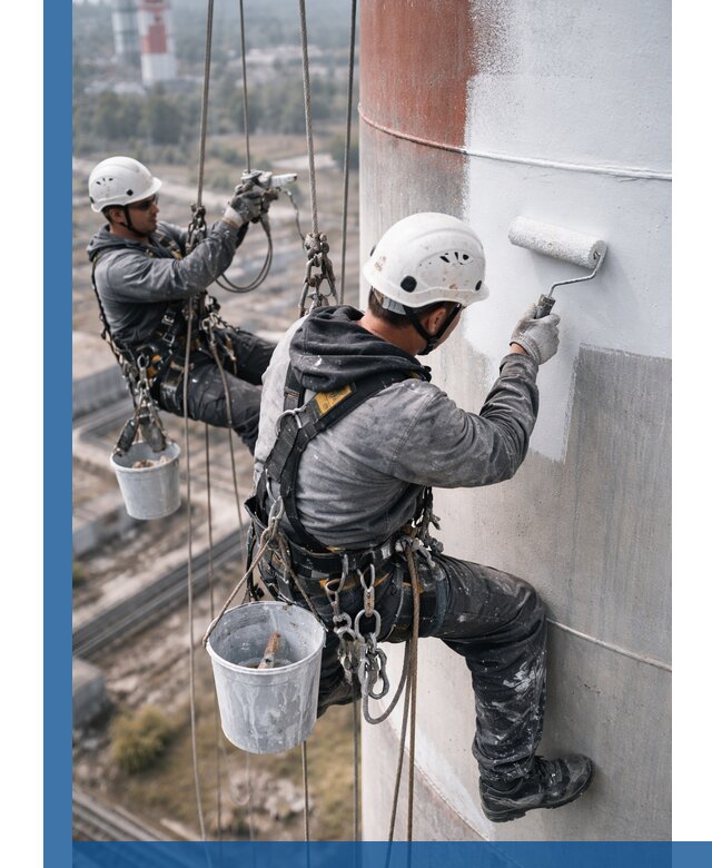 Покраска дымовых труб в Рославле: антикоррозийная защита и восстановление
