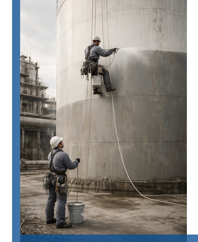 Покраска стальных резервуаров и емкостей в Рославле профессионально