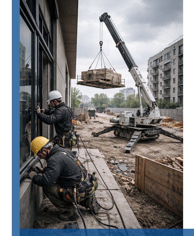 Аренда крана Пионер в Рославле для строительных работ