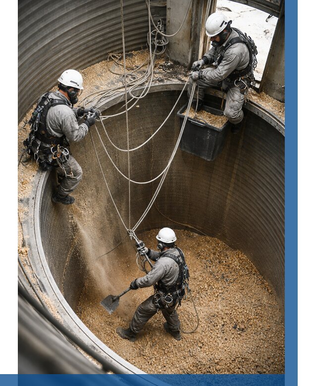 Чистка зерновых бункеров в Рославле от 12331 р. | ВЫСОТНИК-Рлв