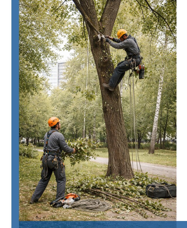 Санитарная обрезка деревьев в Рославле, профессионально и безопасно