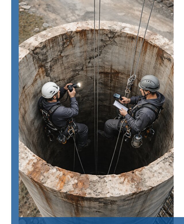 Обследование дымовой трубы: диагностика и оценка состояния в Рославле